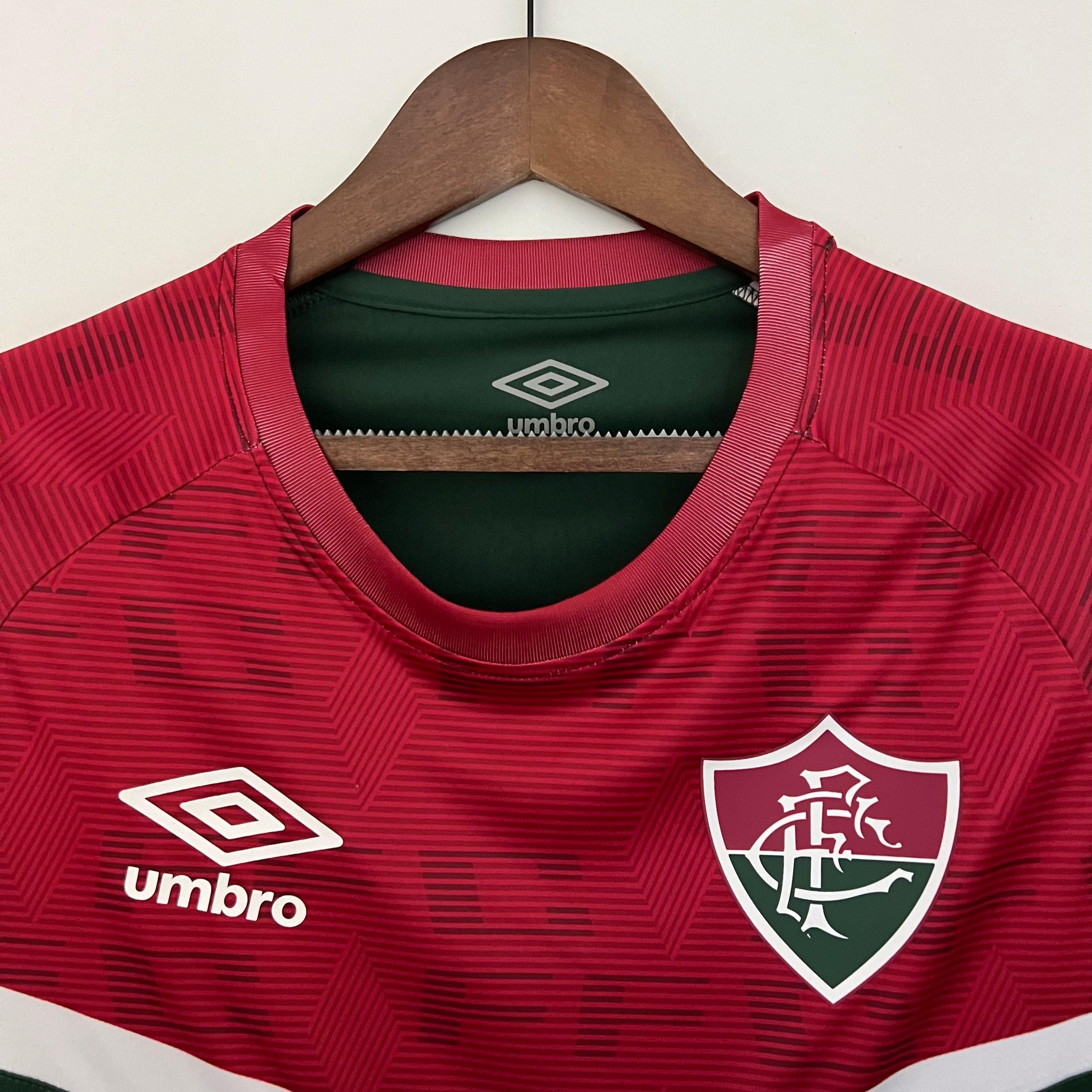 Camisa Fluminense 23/24 Umbro - Bordô e Verde - Loja da Seven Oficial