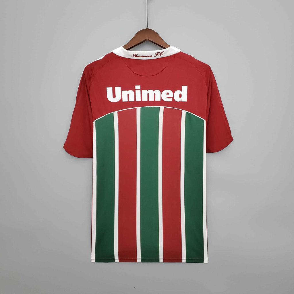 Camisa Fluminense Retrô 2008/2009 Vermelha e Verde - Adidas - Loja da Seven Oficial