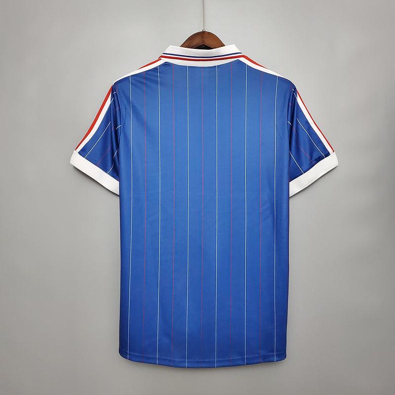 Camisa França Retrô 1982 Azul - Adidas - Loja da Seven Oficial