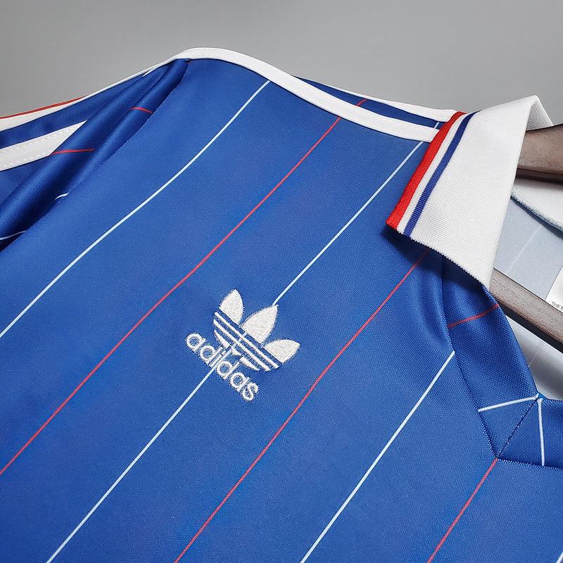 Camisa França Retrô 1982 Azul - Adidas - Loja da Seven Oficial