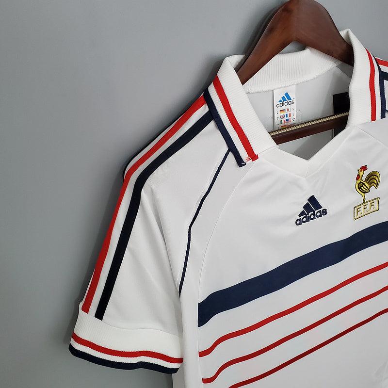 Camisa França Retrô 1998 Branca - Adidas - Loja da Seven Oficial