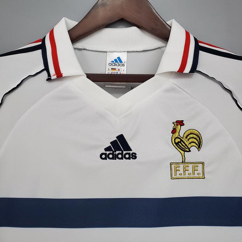 Camisa França Retrô 1998 Branca - Adidas - Loja da Seven Oficial