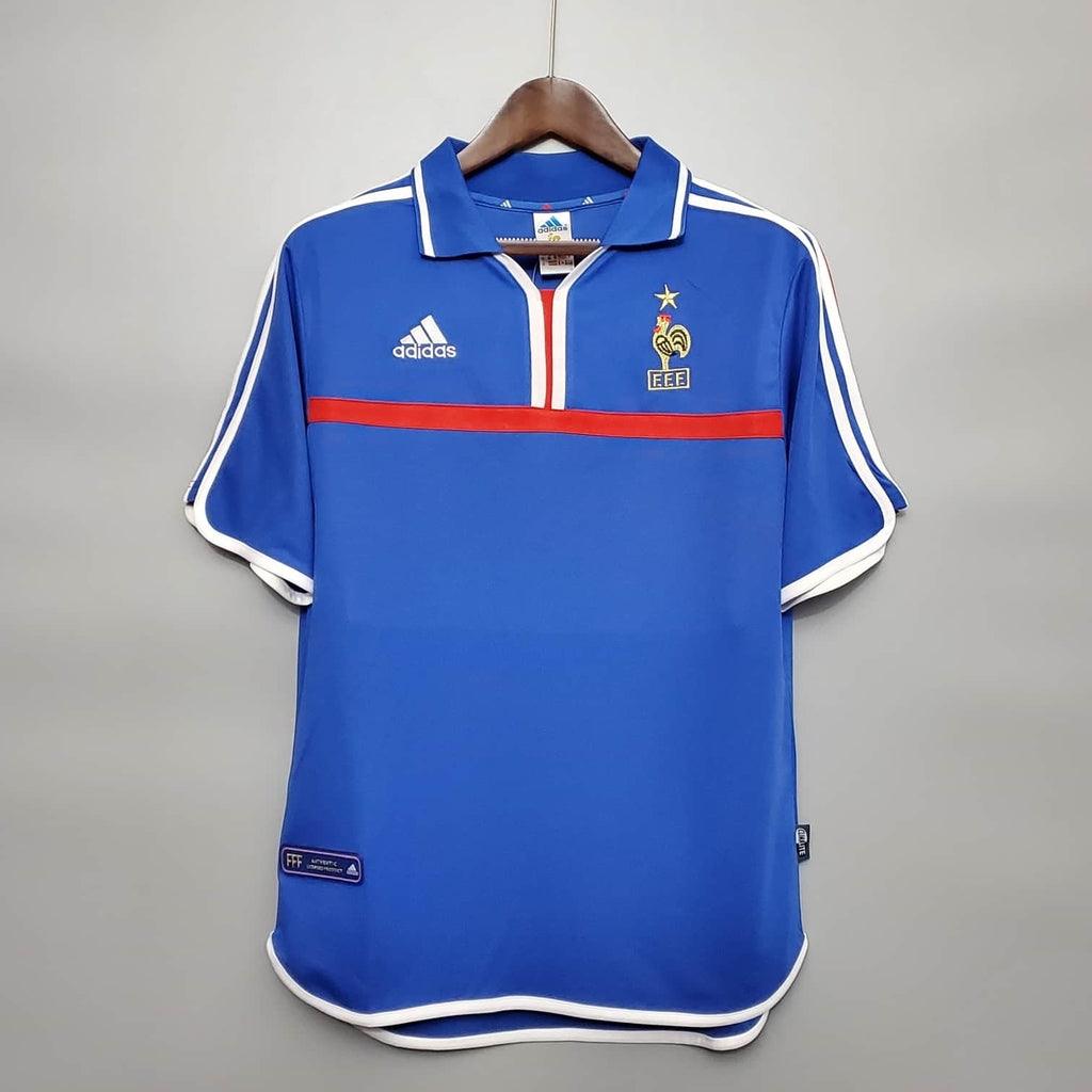 Camisa França Retrô 2000 Azul - Adidas - Loja da Seven Oficial