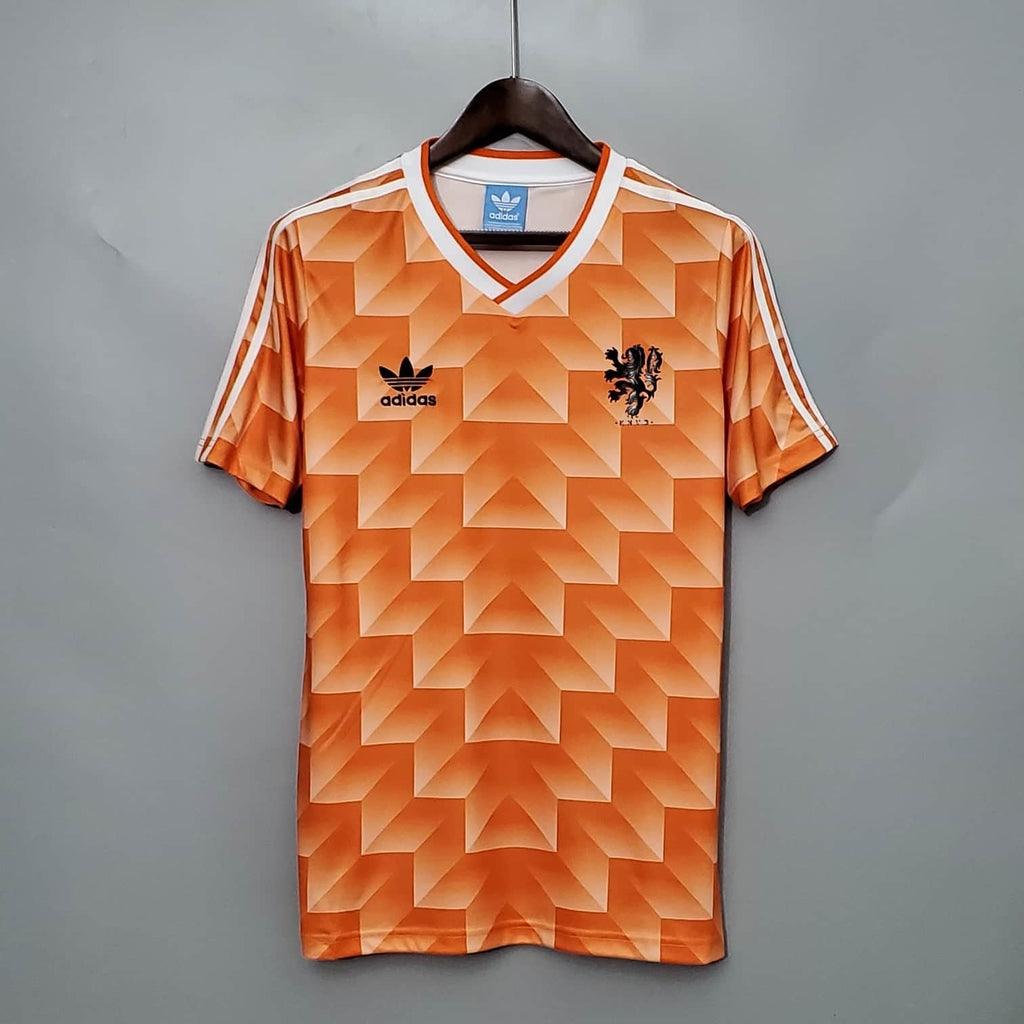 Camisa Holanda Retrô 1988 Laranja - Adidas - Loja da Seven Oficial