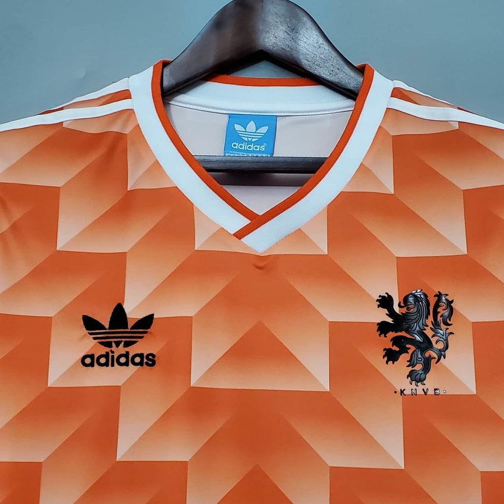 Camisa Holanda Retrô 1988 Laranja - Adidas - Loja da Seven Oficial