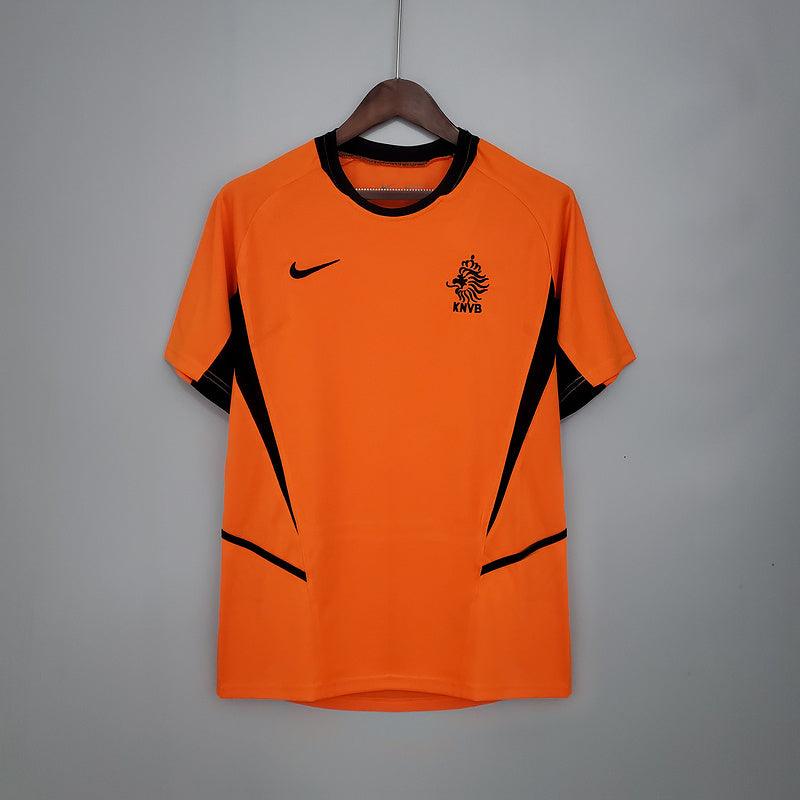 Camisa Holanda Retrô 2002 Laranja - Nike - Loja da Seven Oficial