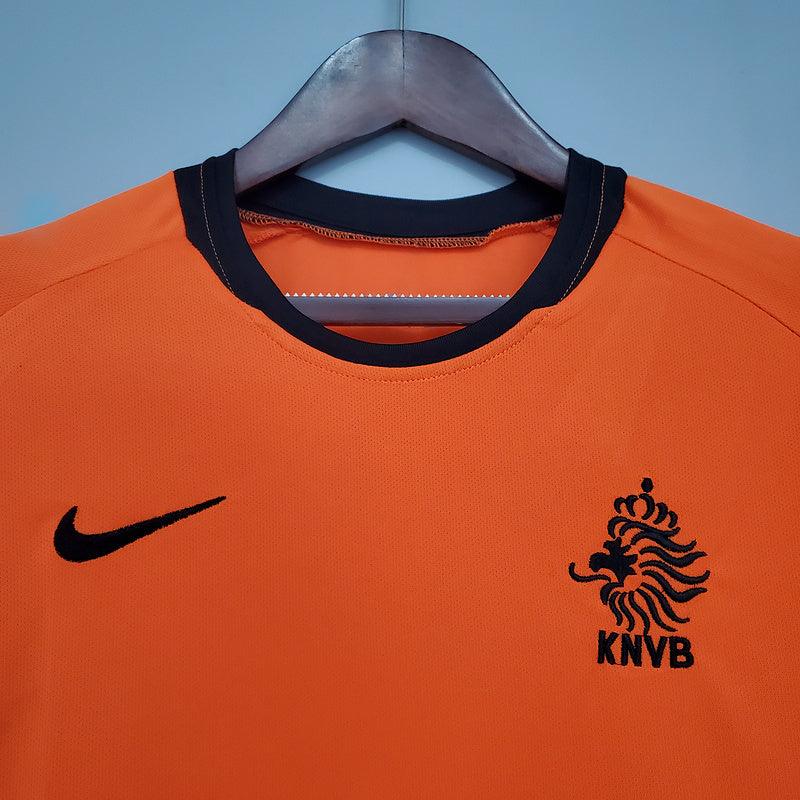 Camisa Holanda Retrô 2002 Laranja - Nike - Loja da Seven Oficial