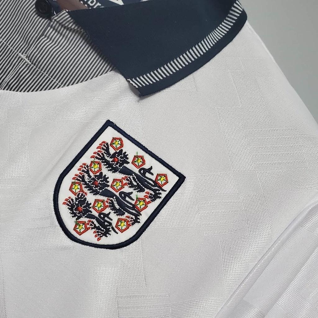 Camisa Inglaterra Retrô 1990 Branca - Umbro - Loja da Seven Oficial