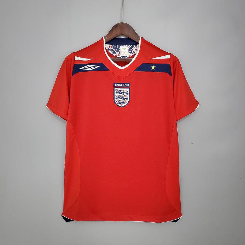 Camisa Inglaterra Retrô 2008/2009 Vermelha - Umbro - Loja da Seven Oficial