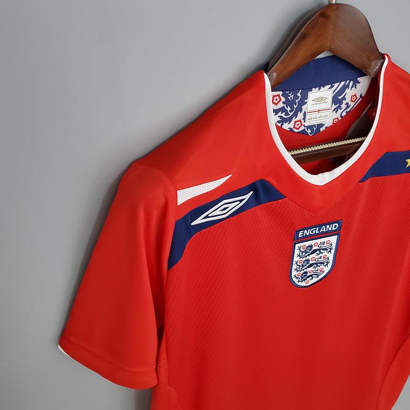 Camisa Inglaterra Retrô 2008/2009 Vermelha - Umbro - Loja da Seven Oficial