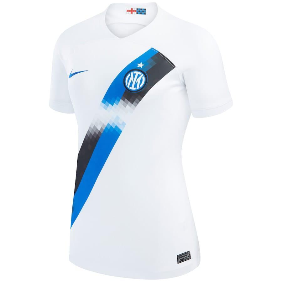 Camisa Inter de Milão Away 23/24 s/n° Torcedor Feminina - Branca - Loja da Seven Oficial