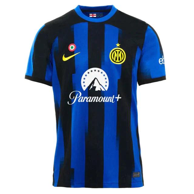 Camisa Inter de Milão Home 23/24 s/n° Torcedor Masculina - Azul e Preto - Loja da Seven Oficial