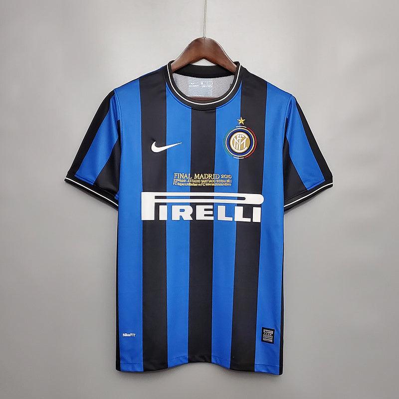 Camisa Inter de Milão Retrô 2010 Azul e Preta - Nike - Loja da Seven Oficial