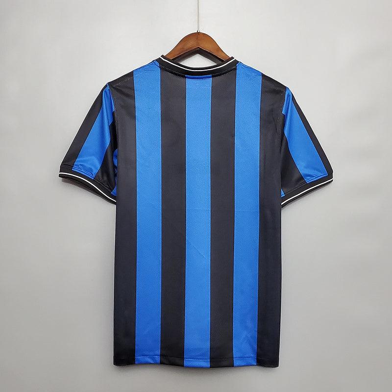 Camisa Inter de Milão Retrô 2010 Azul e Preta - Nike - Loja da Seven Oficial