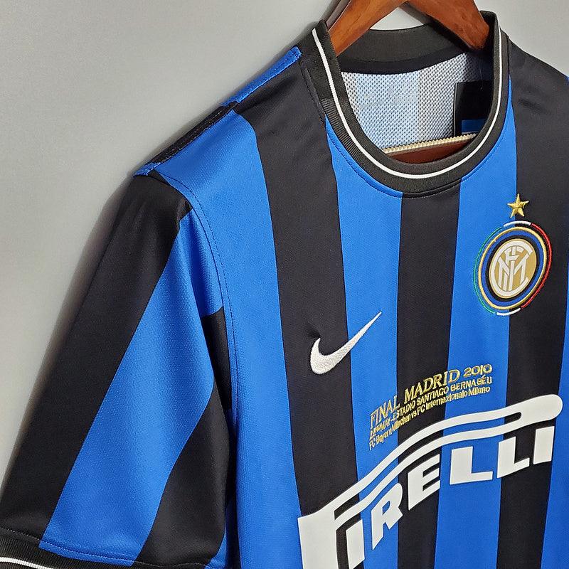 Camisa Inter de Milão Retrô 2010 Azul e Preta - Nike - Loja da Seven Oficial