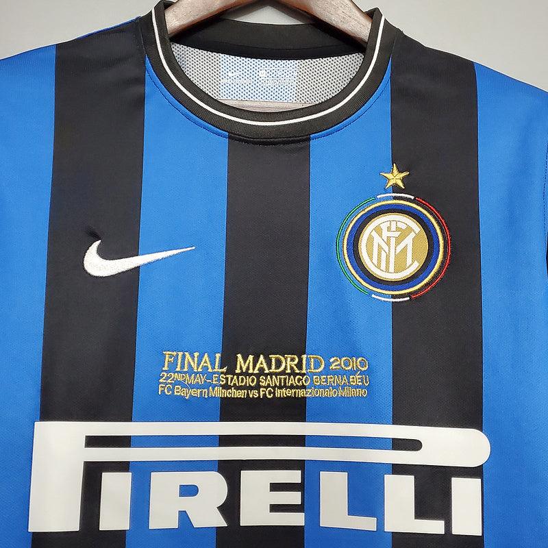 Camisa Inter de Milão Retrô 2010 Azul e Preta - Nike - Loja da Seven Oficial