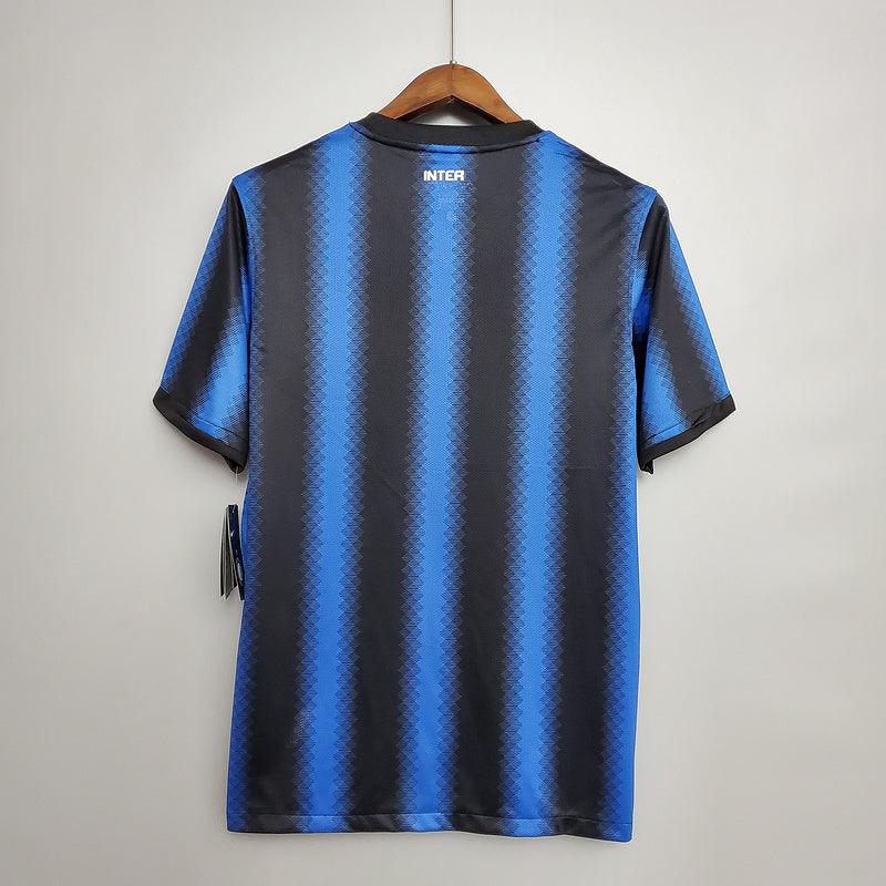 Camisa Inter de Milão Retrô 2010/2011 Azul e Preta - Nike - Loja da Seven Oficial