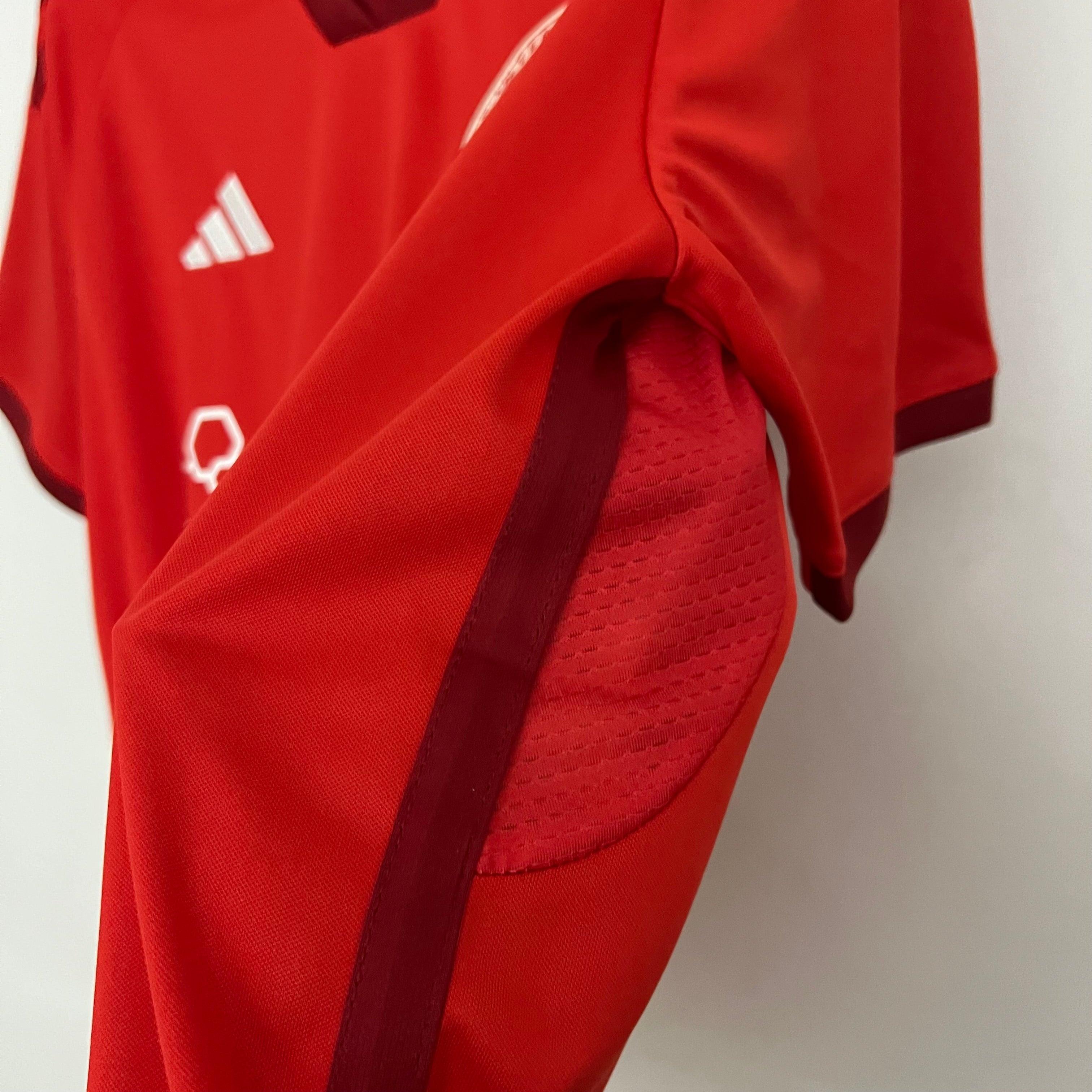 Camisa Internacional I 23/24 Adidas - Vermelho - Loja da Seven Oficial