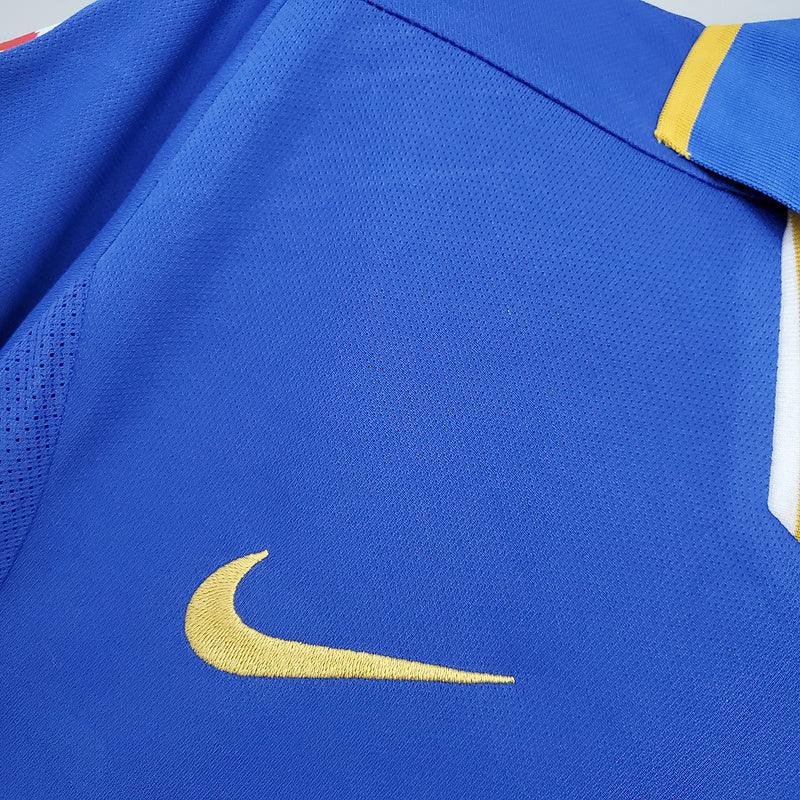 Camisa Itália Retrô 1996 Azul - Nike - Loja da Seven Oficial