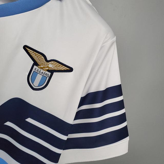 Camisa Lazio Retrô 2014 Azul e Branca - Macron - Loja da Seven Oficial