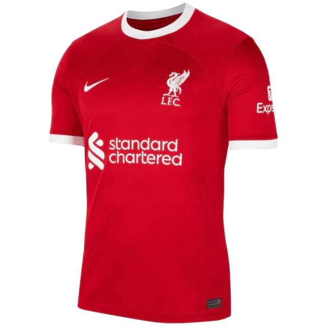 Camisa Liverpool Home 23/24 s/n° Torcedor Masculino - Vermelho - Loja da Seven Oficial