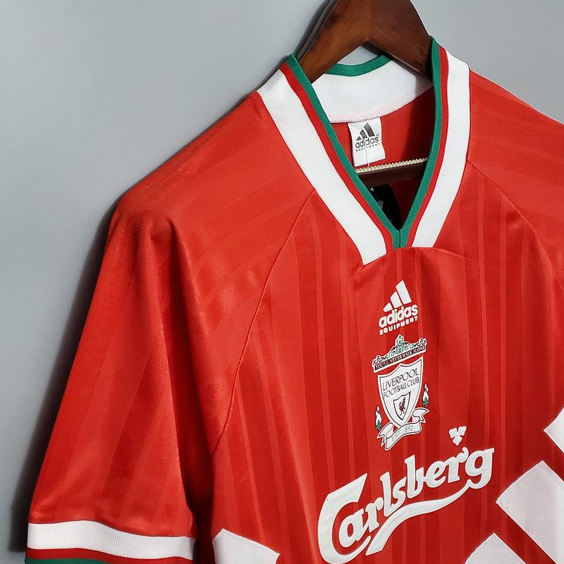 Camisa Liverpool Retrô 1993/1995 Vermelha - Adidas - Loja da Seven Oficial