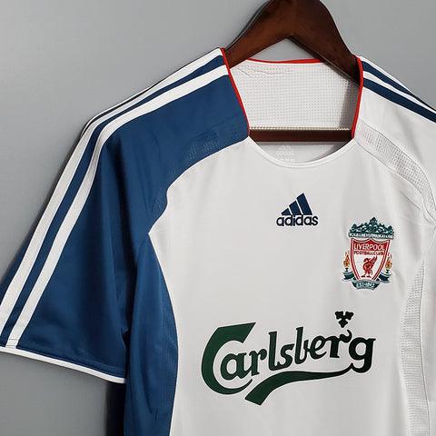 Camisa Liverpool Retrô 2006/2007 Branca - Adidas - Loja da Seven Oficial