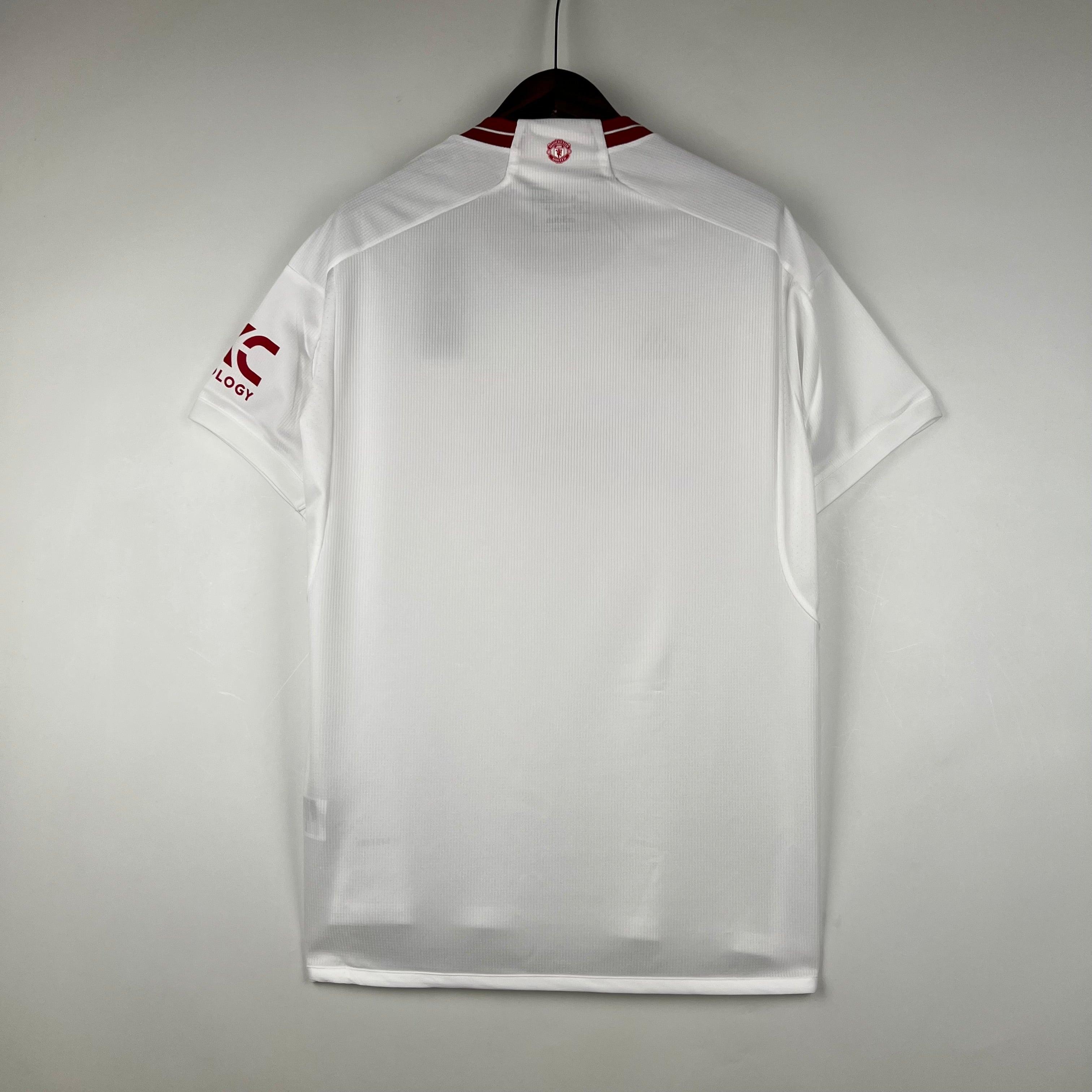 Camisa Manchester United II 23/24 - Branco - Loja da Seven Oficial