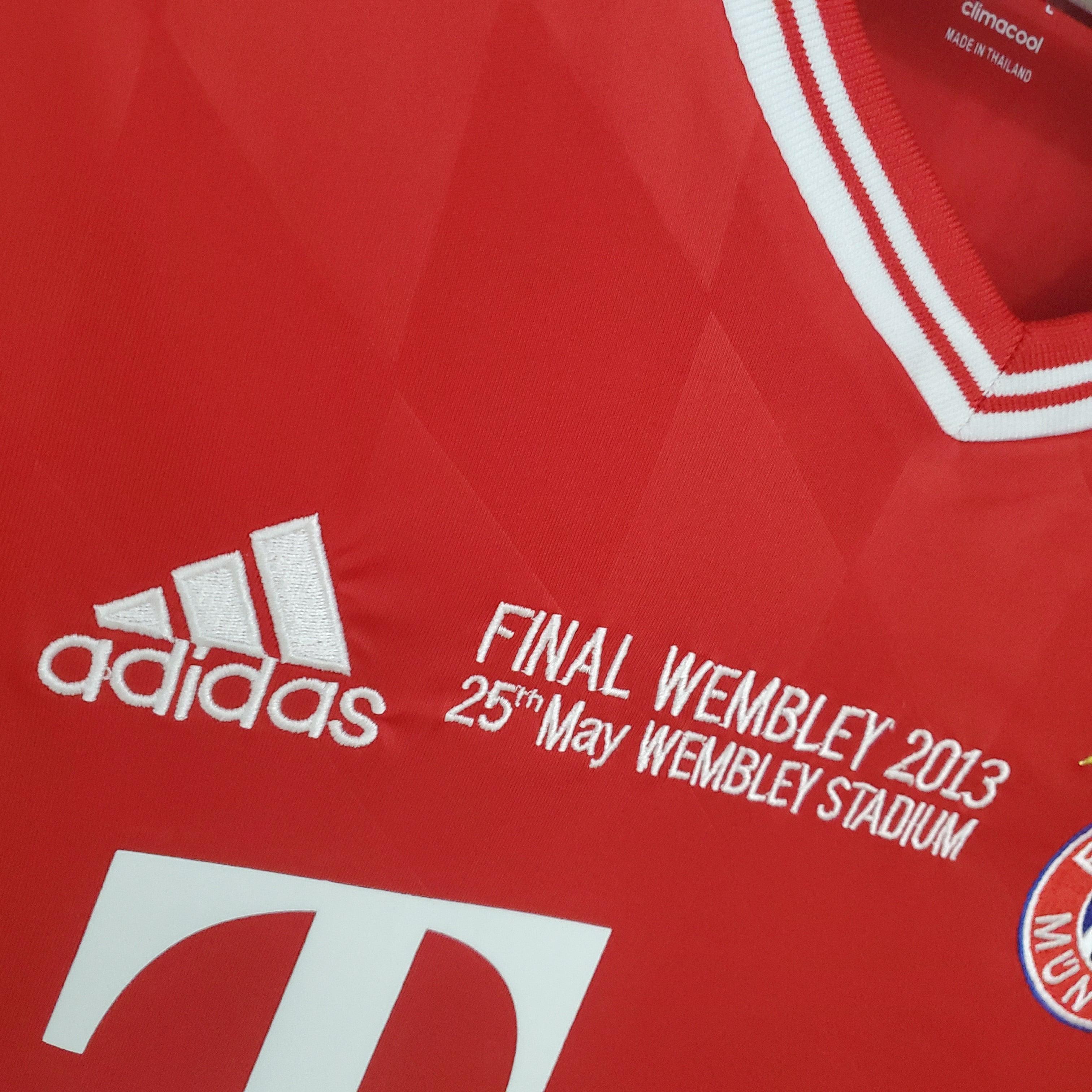 Camisa Manga Longa Bayern de Munique Champions League 2013/14 Adidas - Vermelha - Loja da Seven Oficial