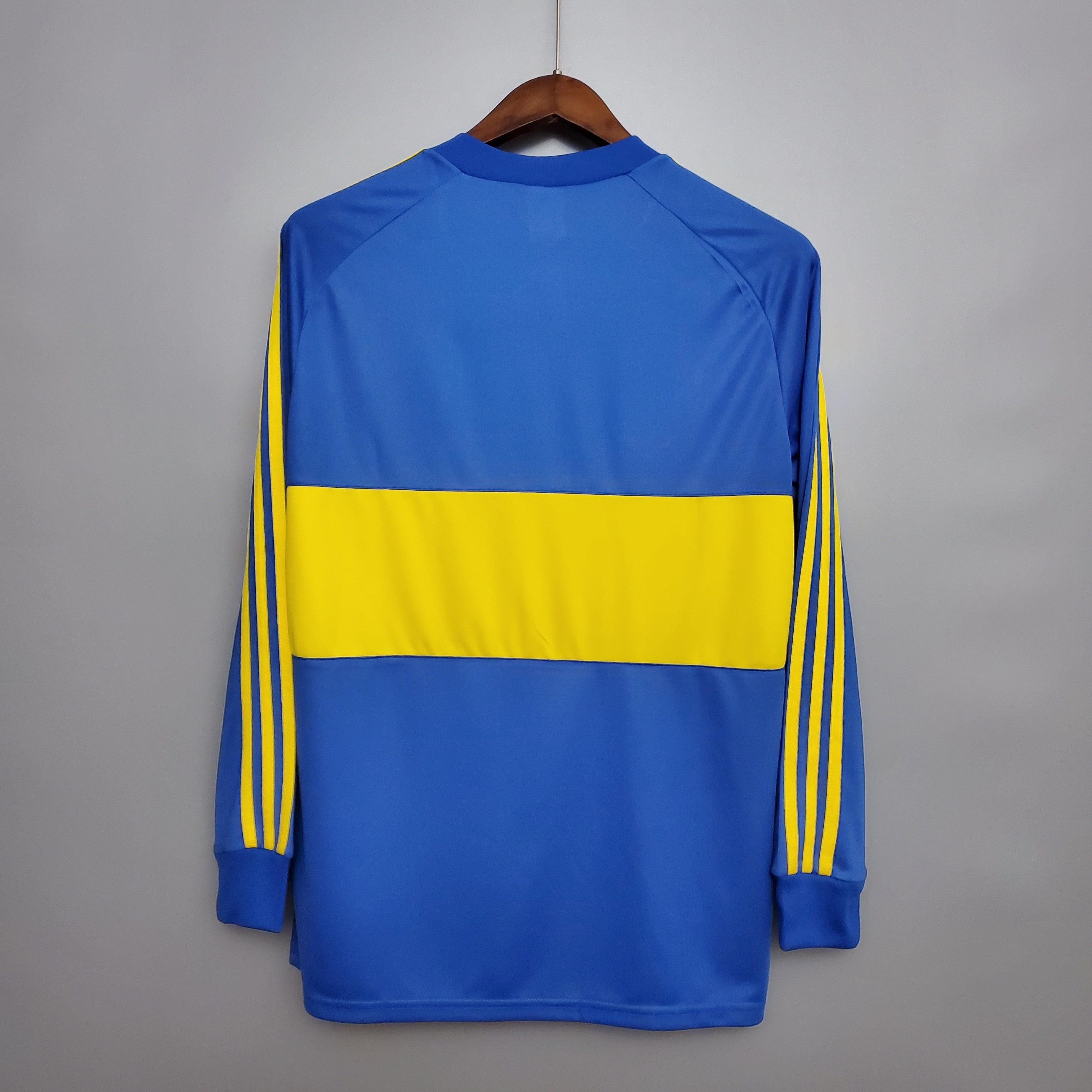 Camisa Manga Longa Boca Juniors 1981 Adidas - Azul - Loja da Seven Oficial