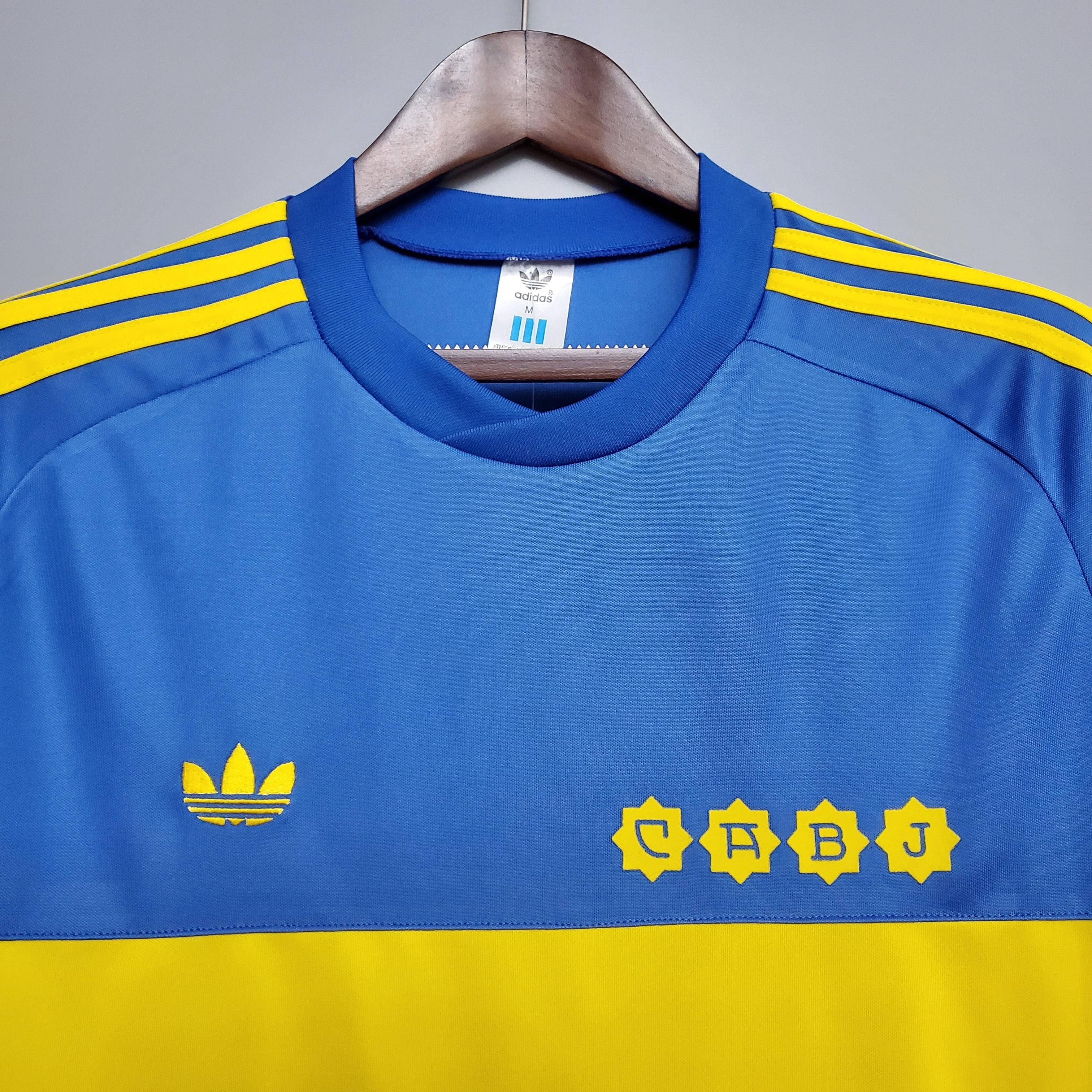 Camisa Manga Longa Boca Juniors 1981 Adidas - Azul - Loja da Seven Oficial