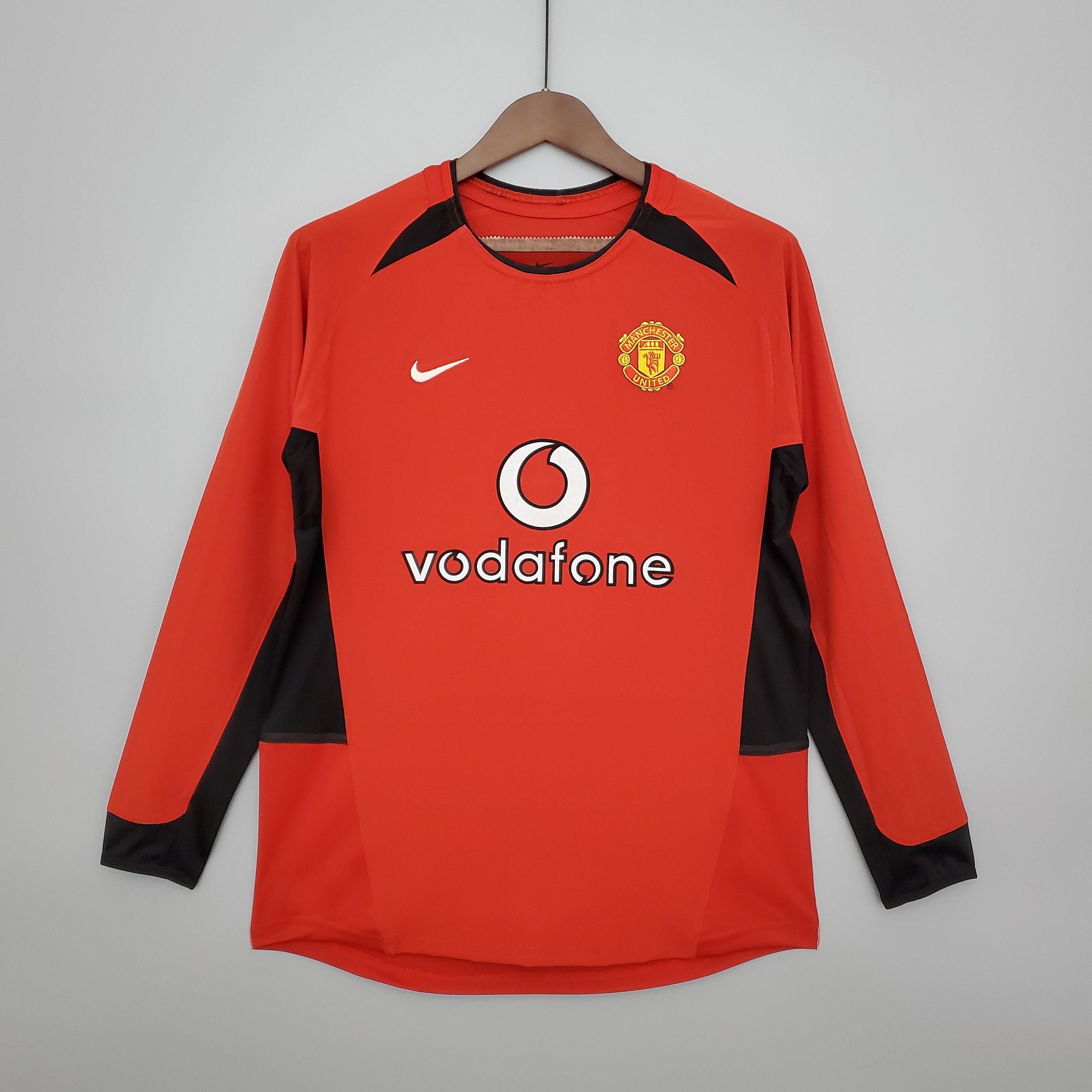 Camisa Manga Longa Manchester United 02/04 Nike - Vermelho - Loja da Seven Oficial