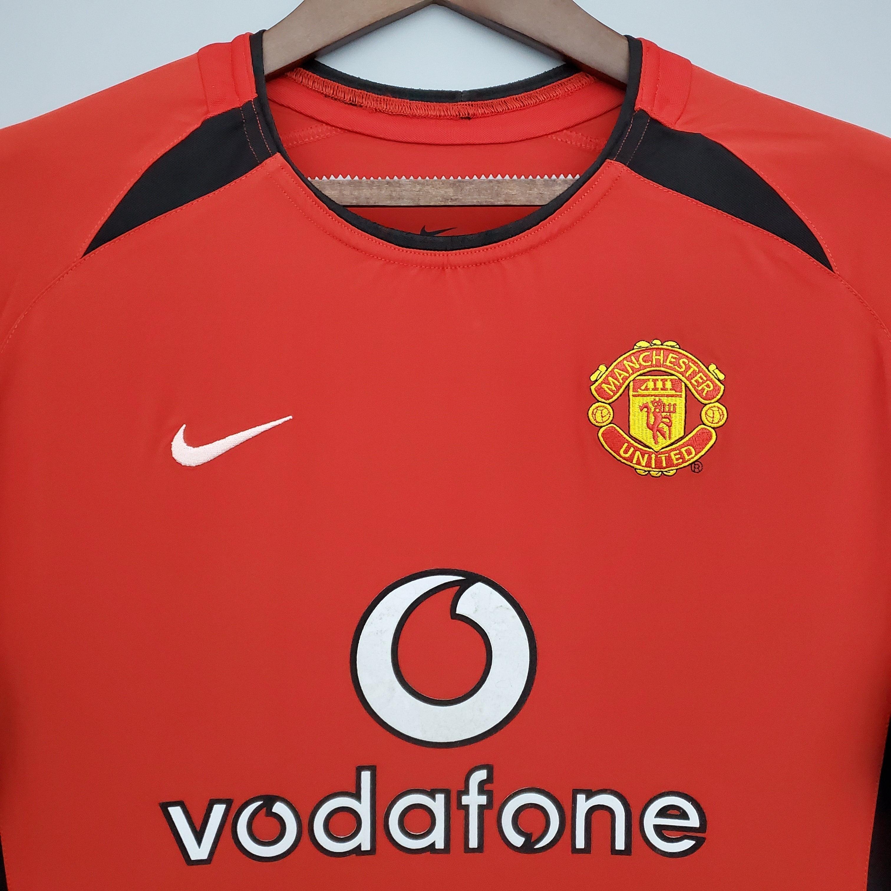 Camisa Manga Longa Manchester United 02/04 Nike - Vermelho - Loja da Seven Oficial