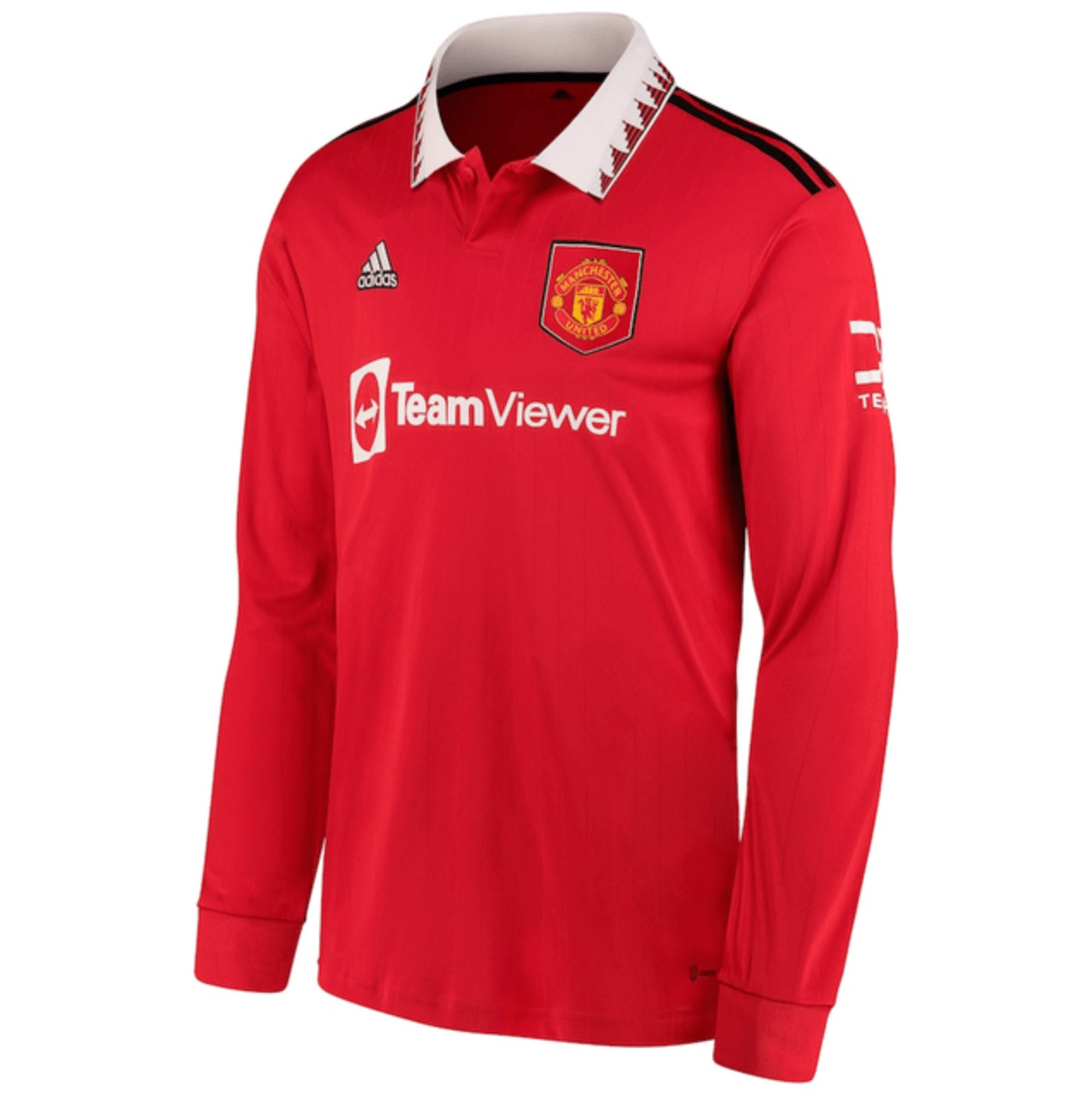 Camisa Manga Longa Manchester United 22/23 Adidas [Ronaldo #7] - Vermelho - Loja da Seven Oficial