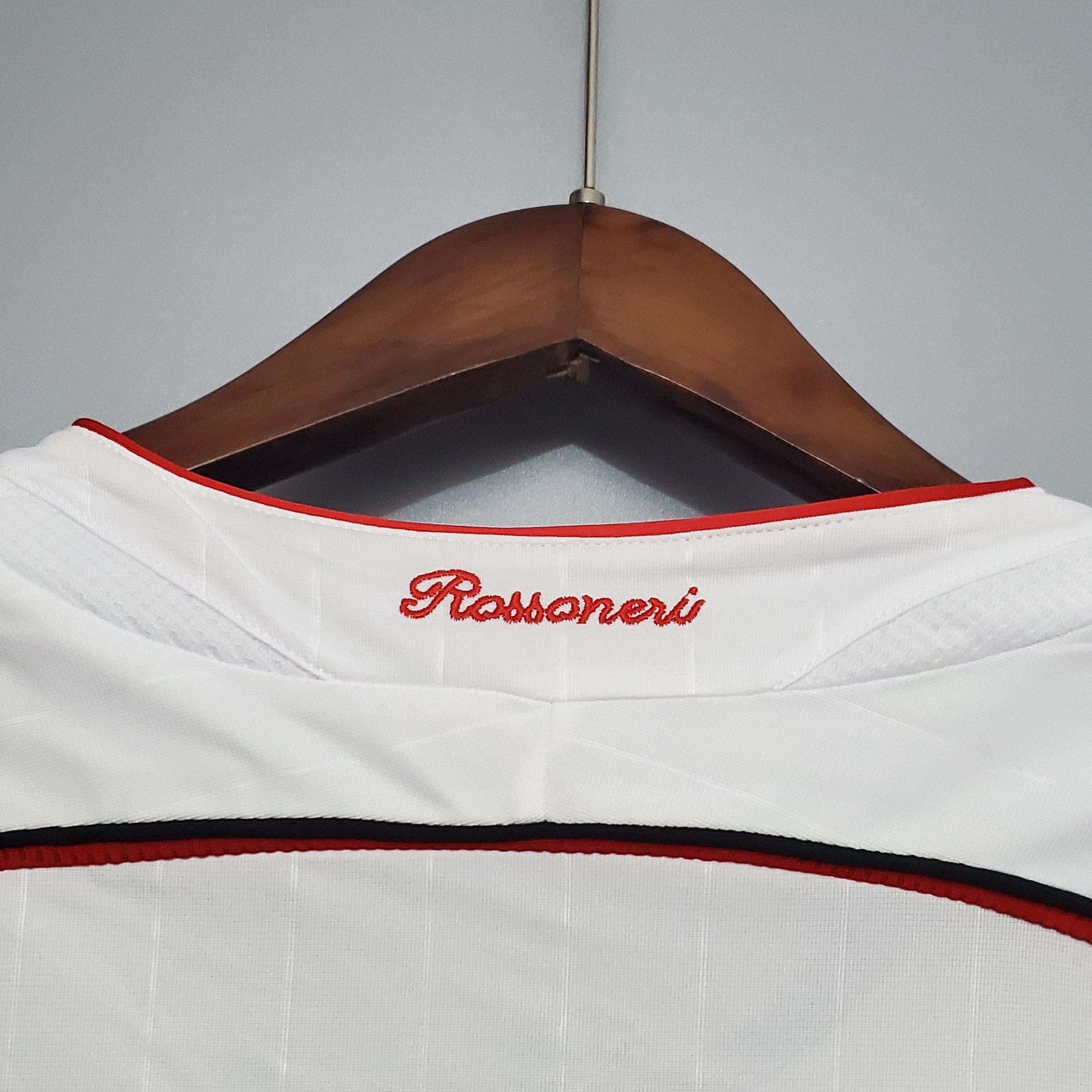 Camisa Manga Longa Milan Champions League 06/07 Adidas - Branco - Loja da Seven Oficial