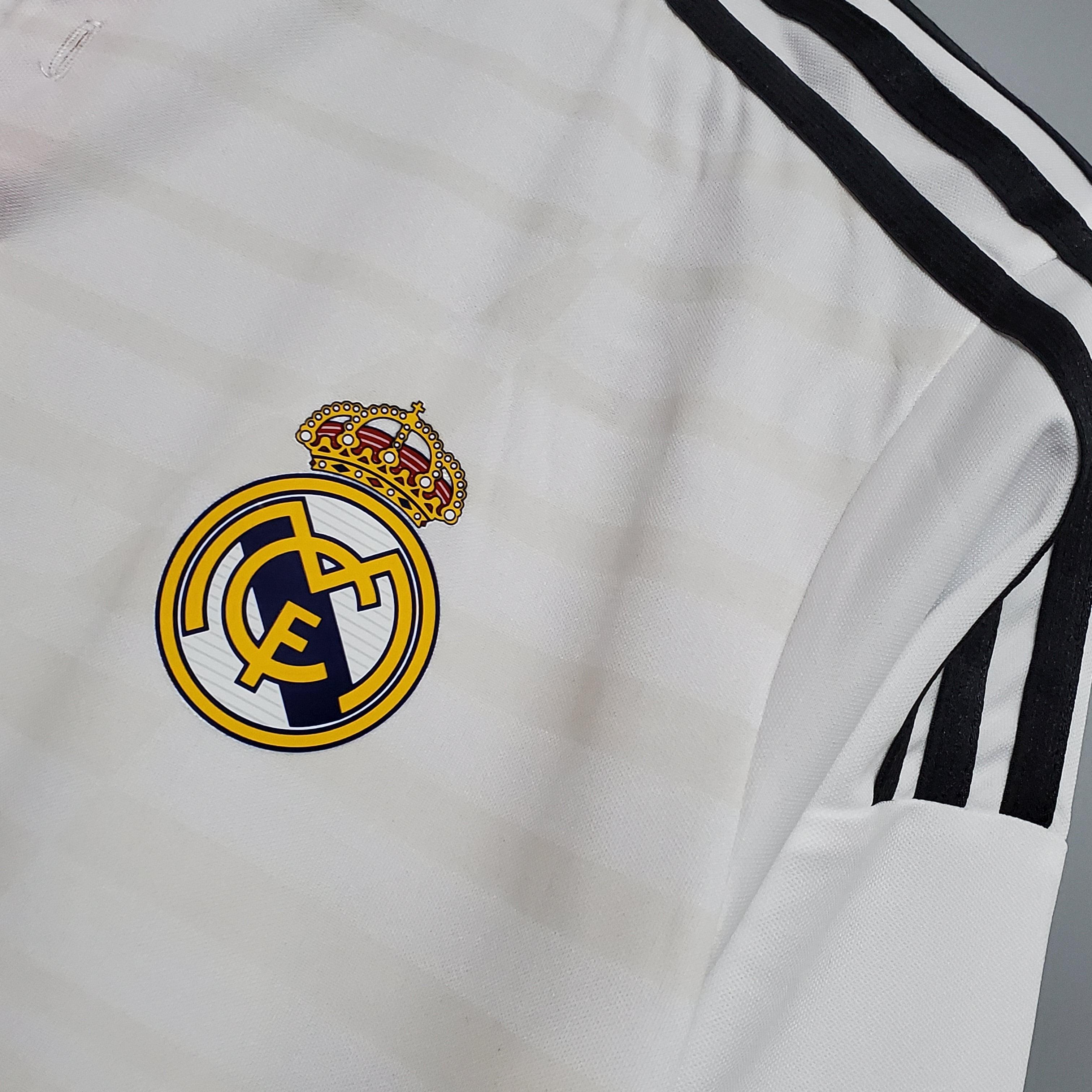 Camisa Manga Longa Real Madrid 14/15 Adidas - Branco - Loja da Seven Oficial