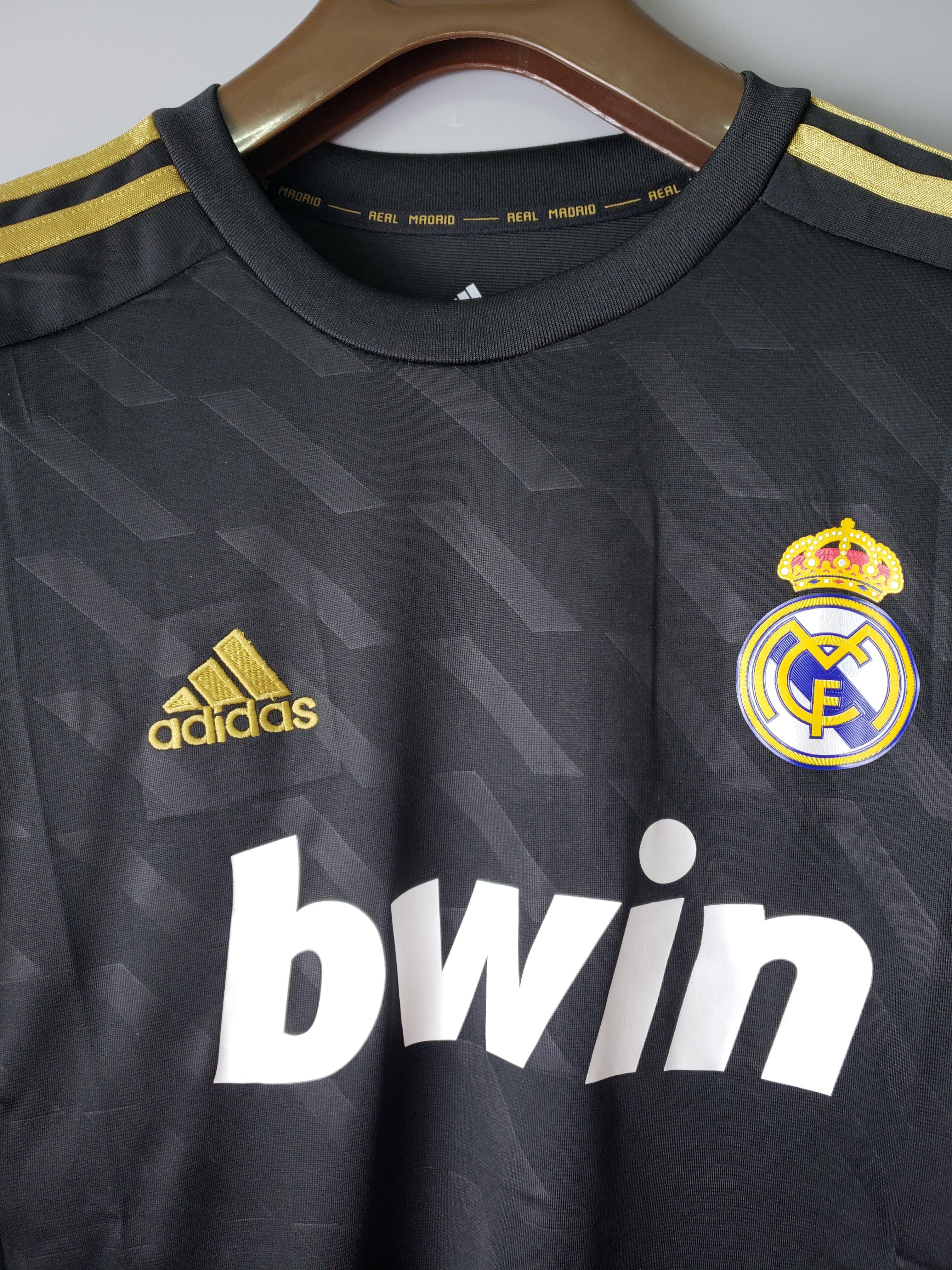 Camisa Manga Longa Real Madrid 2012 Adidas - Preto - Loja da Seven Oficial