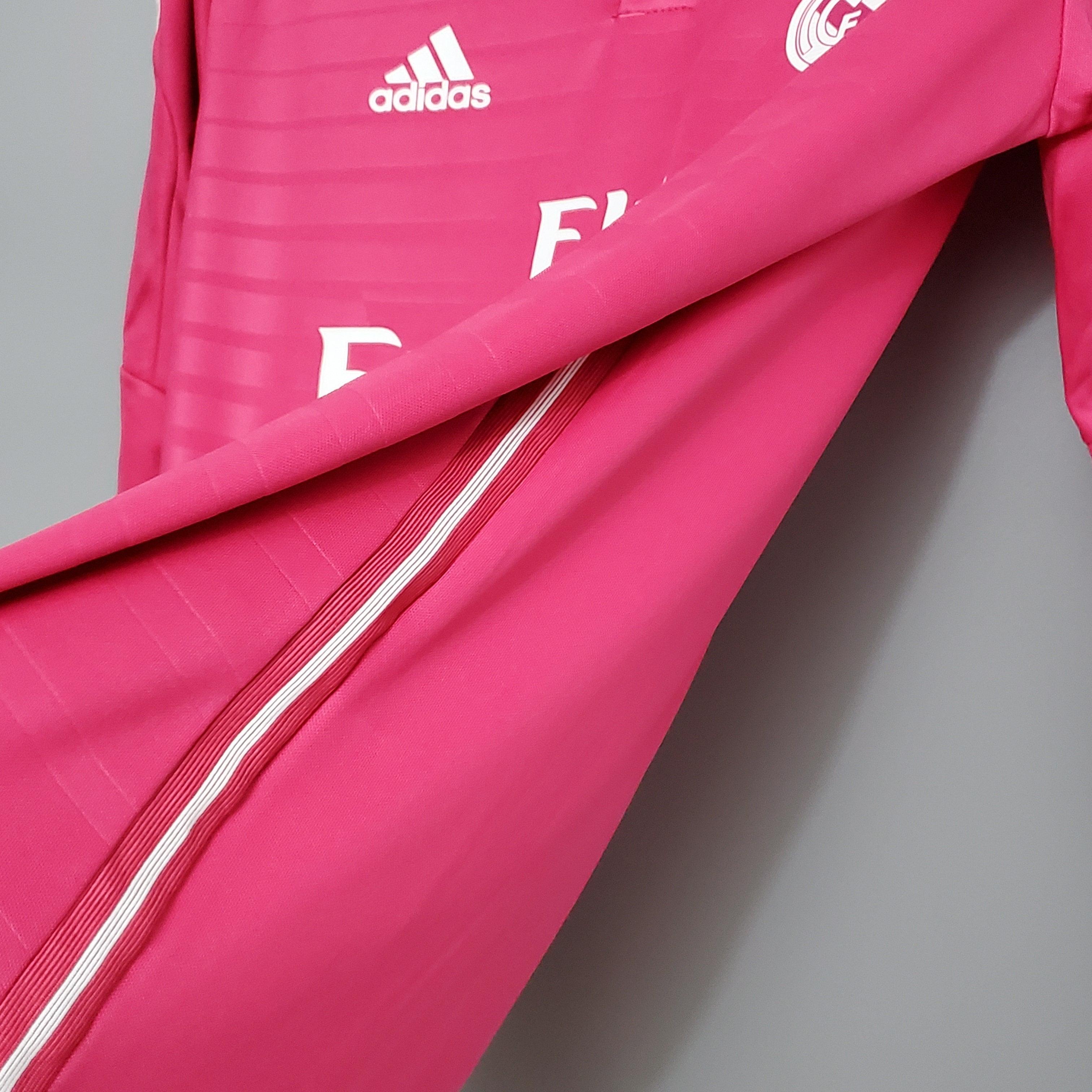 Camisa Manga Longa Real Madrid II 14/15 Adidas - Rosa - Loja da Seven Oficial