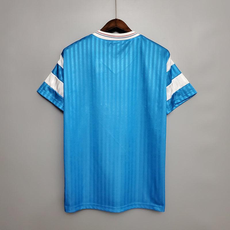 Camisa Marseille Retrô 1990 Azul - Adidas - Loja da Seven Oficial