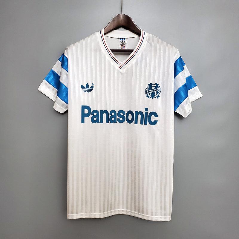 Camisa Marseille Retrô 1990 Branca - Adidas - Loja da Seven Oficial