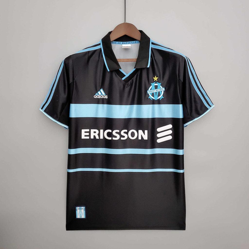 Camisa Marseille Retrô 1999/2000 Preta - Adidas - Loja da Seven Oficial