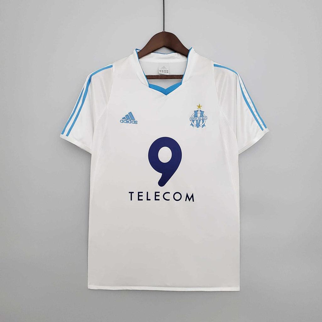 Camisa Marseille Retrô 2002/2003 Branca - Adidas - Loja da Seven Oficial