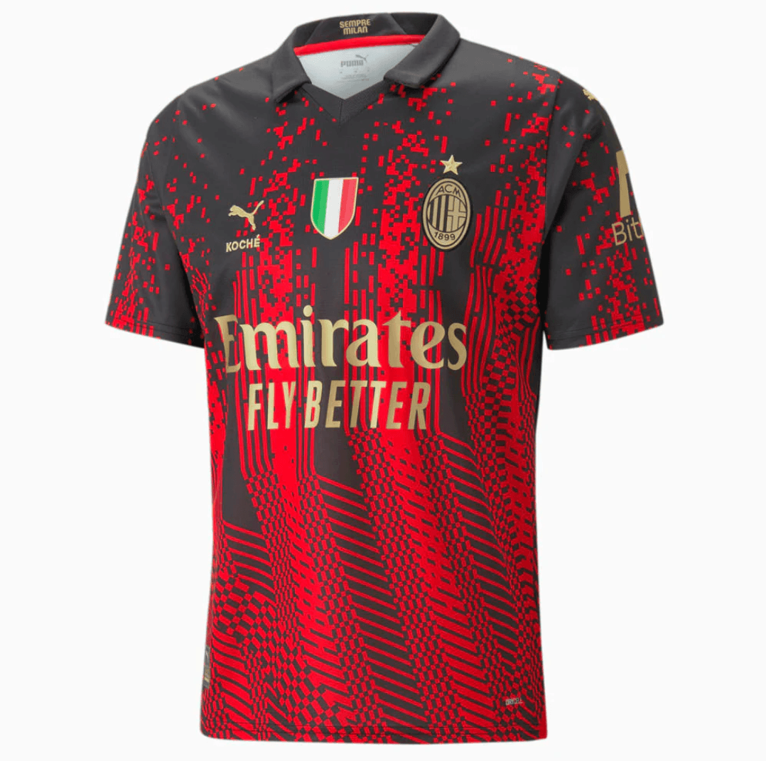 Camisa Milan 23/24 Puma x Koeche - Vermelha - Loja da Seven Oficial