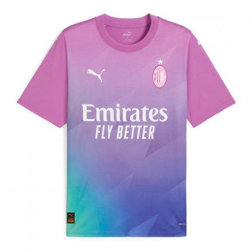 Camisa Milan III 23/24 - Roxo e Rosa - Loja da Seven Oficial