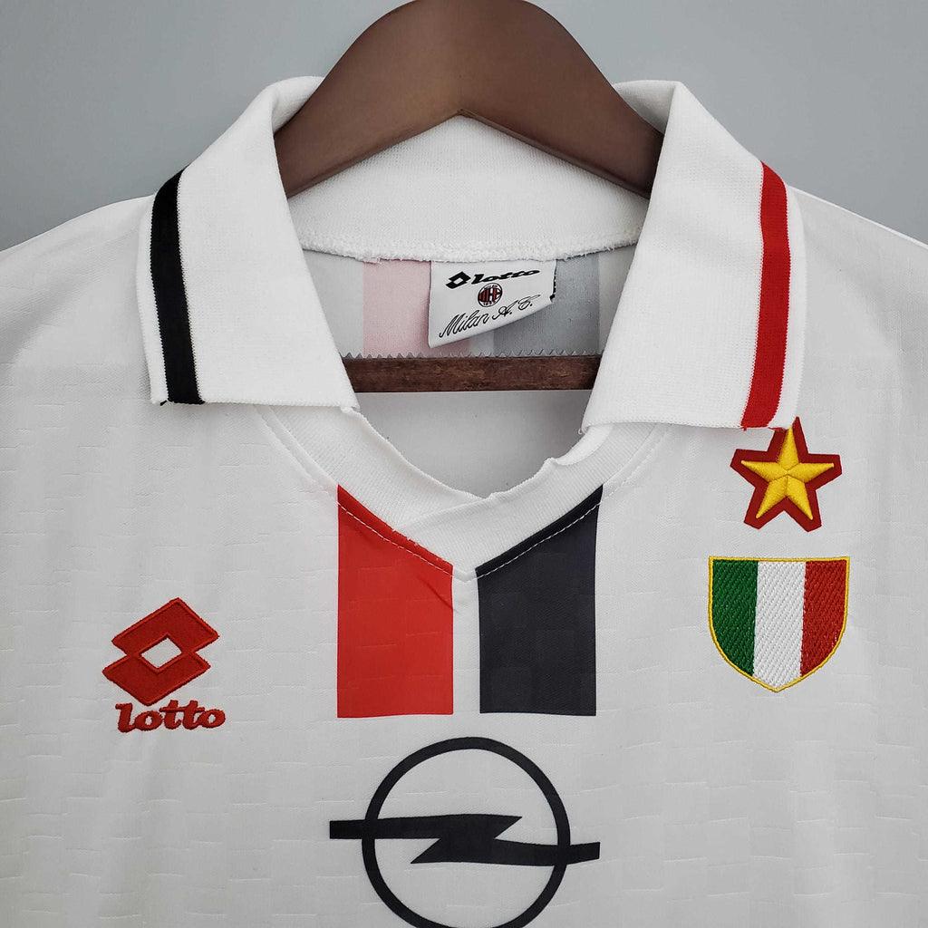 Camisa Milan Retrô 1995/1997 Branca - Lotto - Loja da Seven Oficial