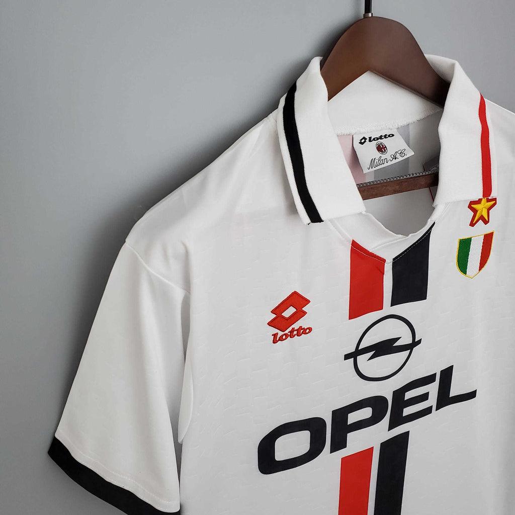 Camisa Milan Retrô 1995/1997 Branca - Lotto - Loja da Seven Oficial