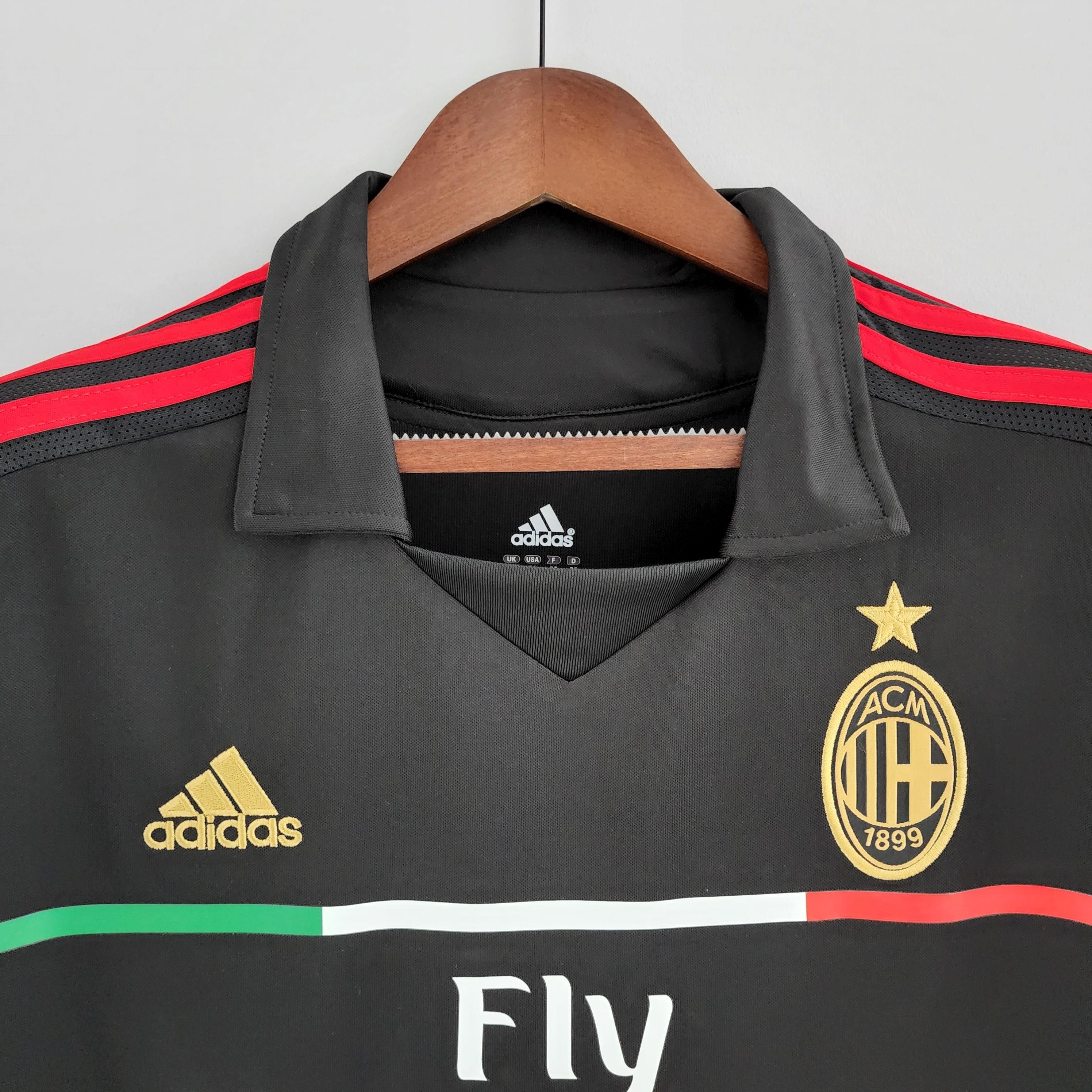 Camisa Milan Retrô III 11/12 Preta - Adidas - Loja da Seven Oficial