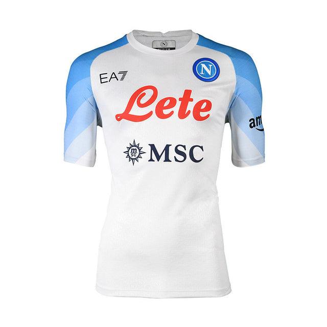 Camisa Napoli II 22/23 EA7 - Branca - Loja da Seven Oficial