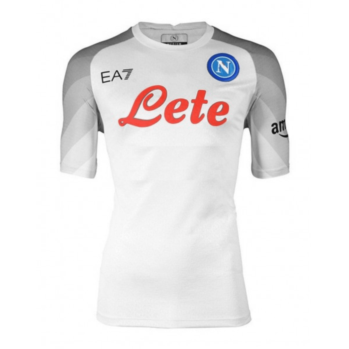 Camisa Napoli II 23/24 EA7 - Branca - Loja da Seven Oficial