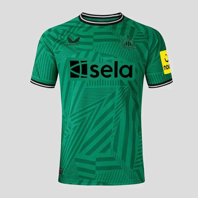 Camisa Newcastle Away 23/24 s/n° Torcedor Masculino - Verde - Loja da Seven Oficial